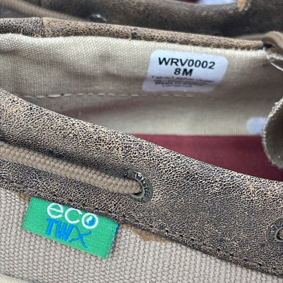 TWISTED X ECO TWX  SIZE 8 Casual Tan Canvas Men's Shoes - Picture 5 of 9